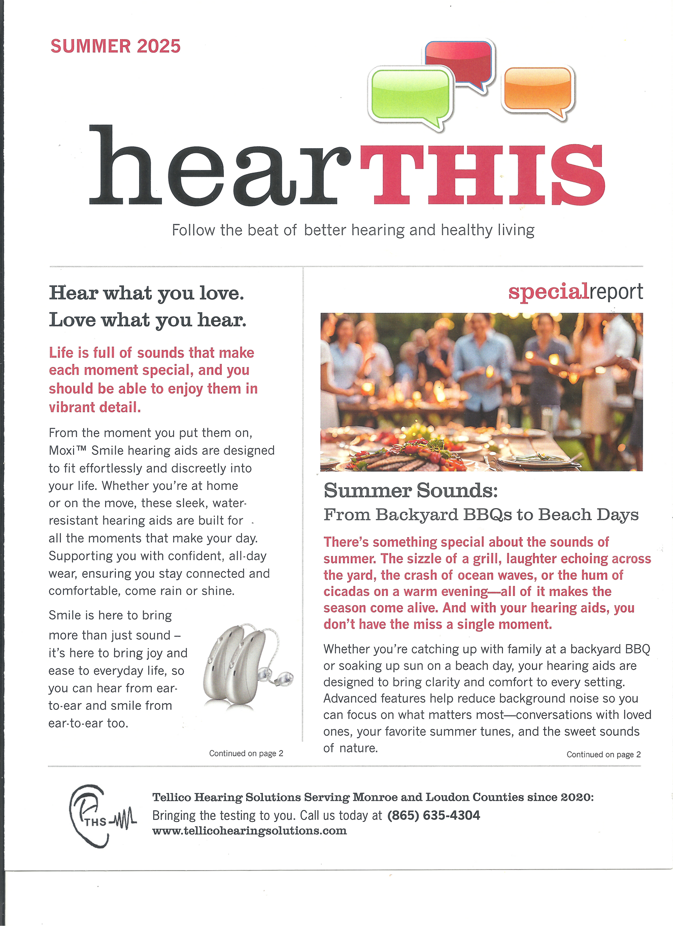 Page 1 Newsletter Summeer 001
